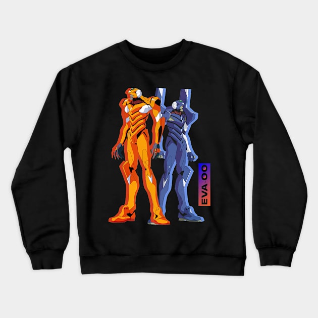 Eva-00 Crewneck Sweatshirt by HammiltenJohn